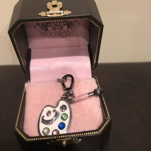 Juicy Couture Paint Pallet and Brush Charm